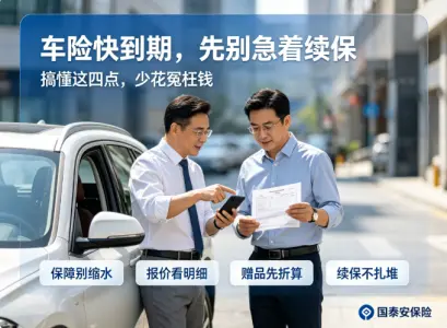 车险到期了怎么续保最划算？老司机教你避开四个续保陷阱