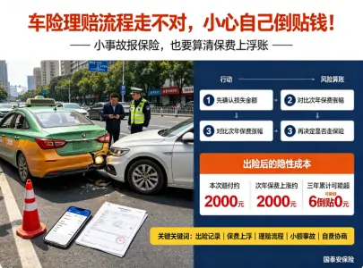 车险理赔流程走不对，小心自己倒